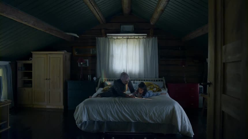 Family And Friends In Dark House