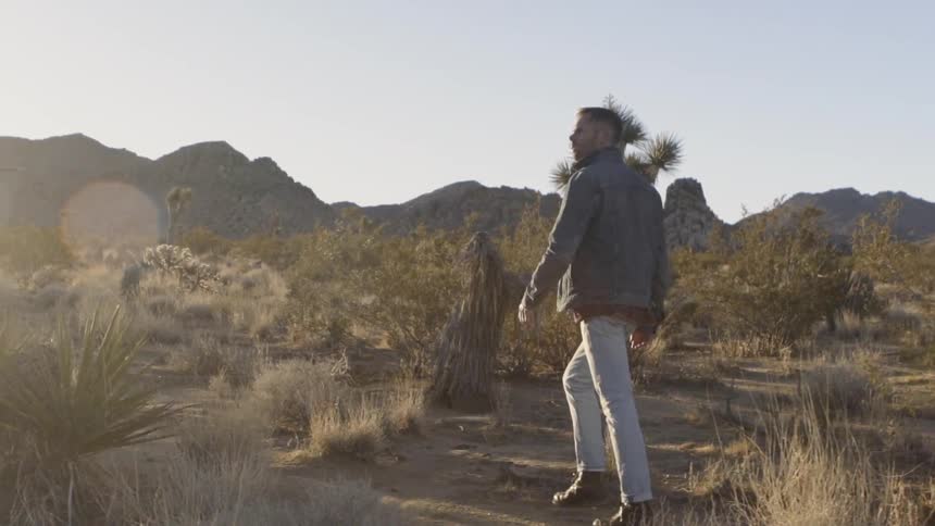 Man In Desert