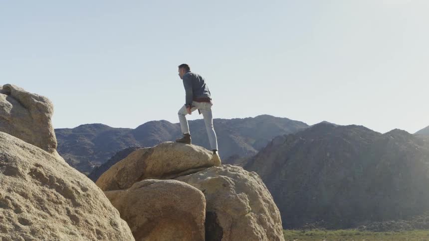 Man In Desert