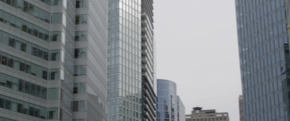 Man Walking Around City