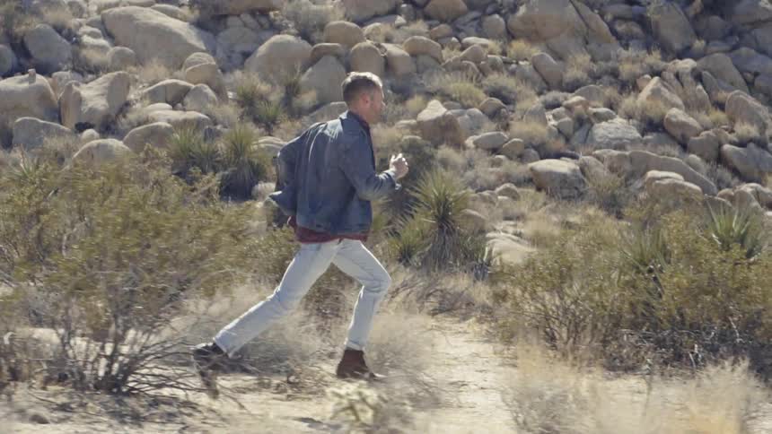 Man In Desert