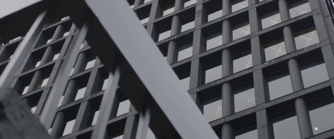 Windows from a large building