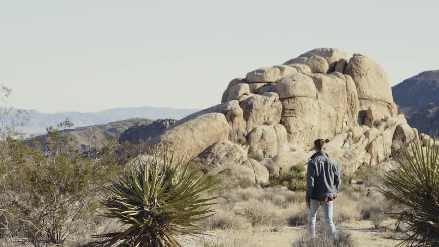 Man In Desert