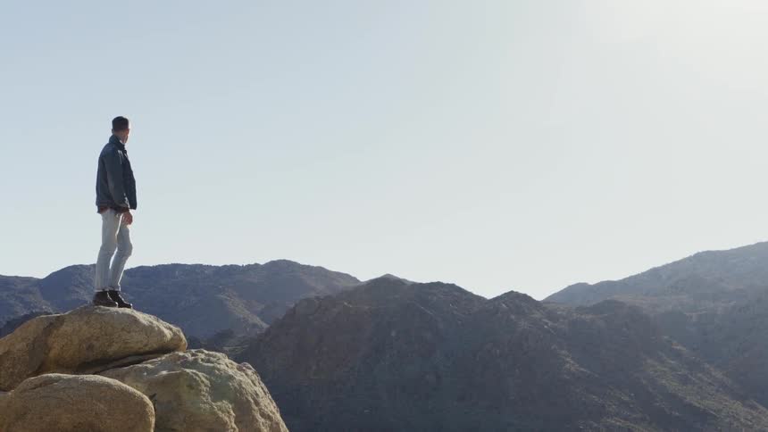 Man In Desert