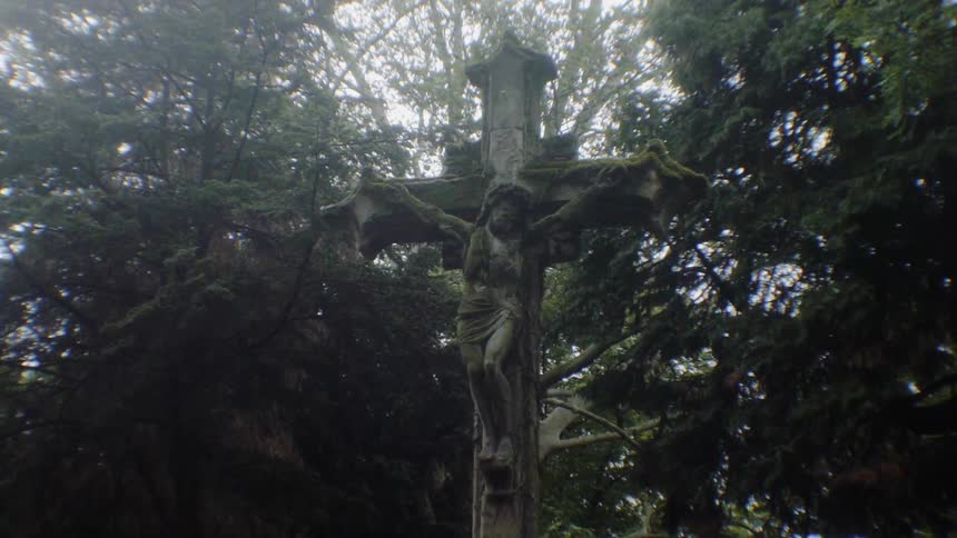 Cemetery And Church Scenics