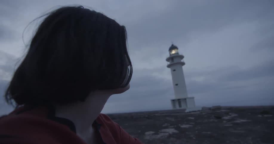 Woman At Lighthouse