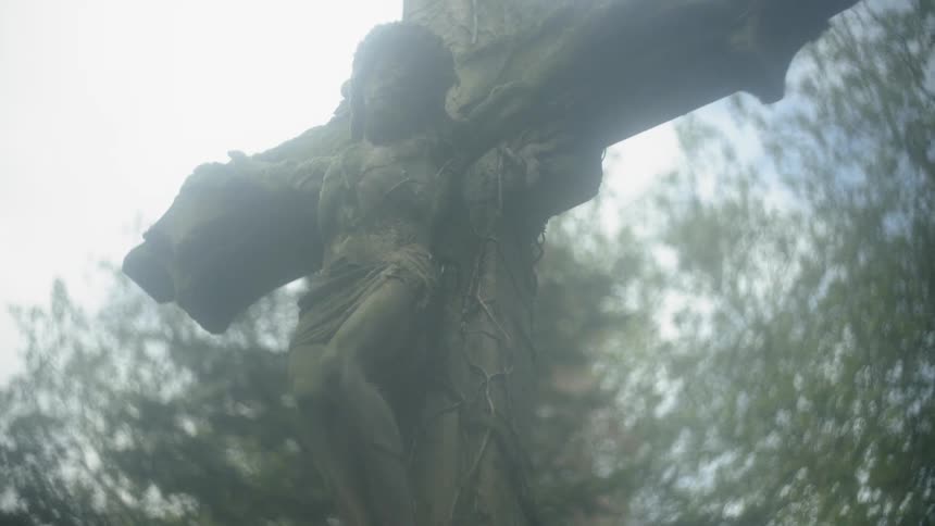 Cemetery And Church Scenics