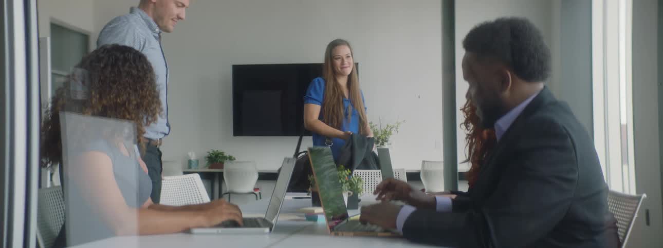 Business People During The Work Day