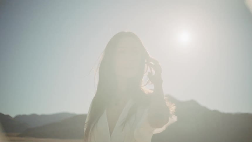 Woman In Desert