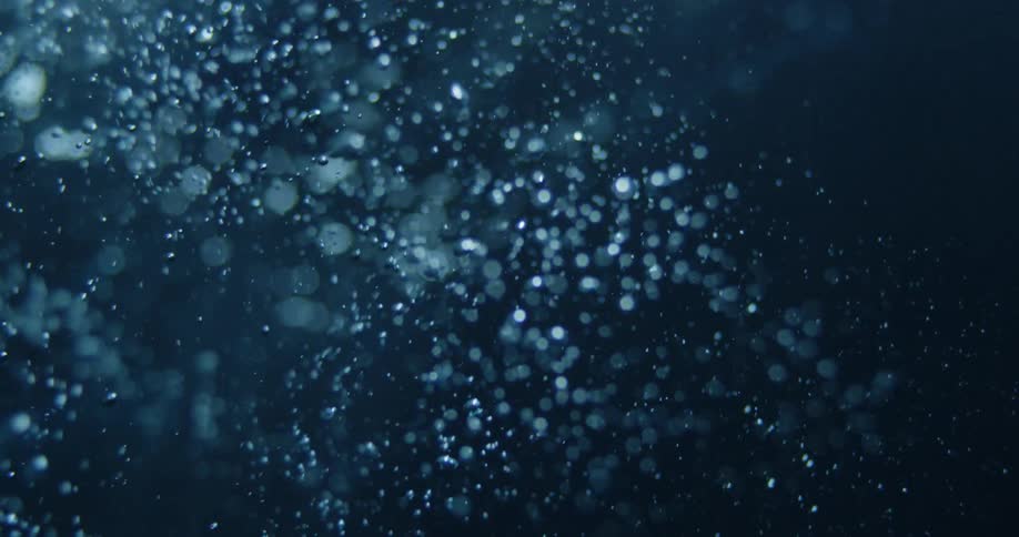 Man Floating Underwater