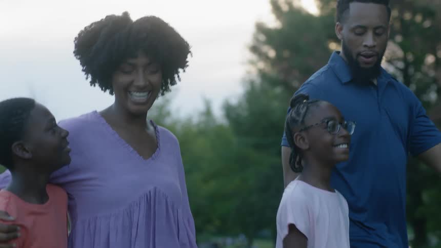 Family At Park