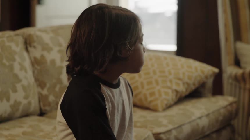 Young Boy At Home