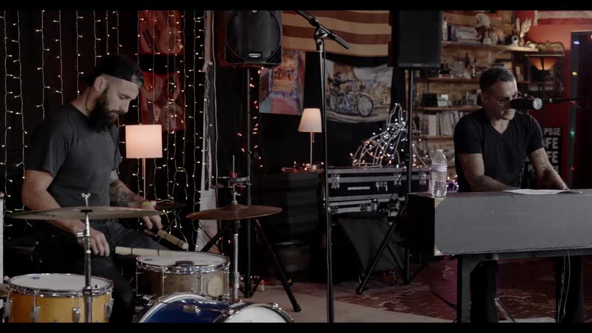 A small band performing