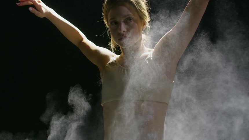 Ballet Dancers In Studio