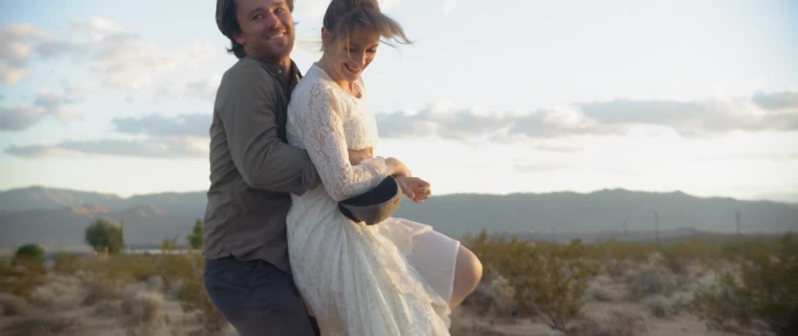 1950's Couple In Joshua Tree