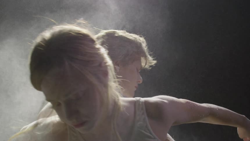 Ballet Dancers In Studio