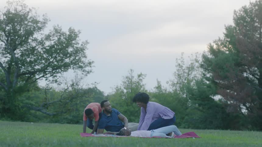 Family At Park