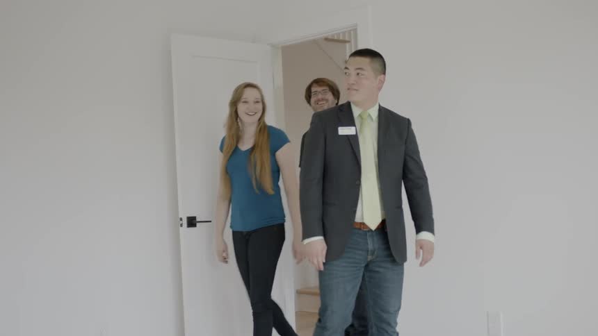 Realtor Showing Couple House