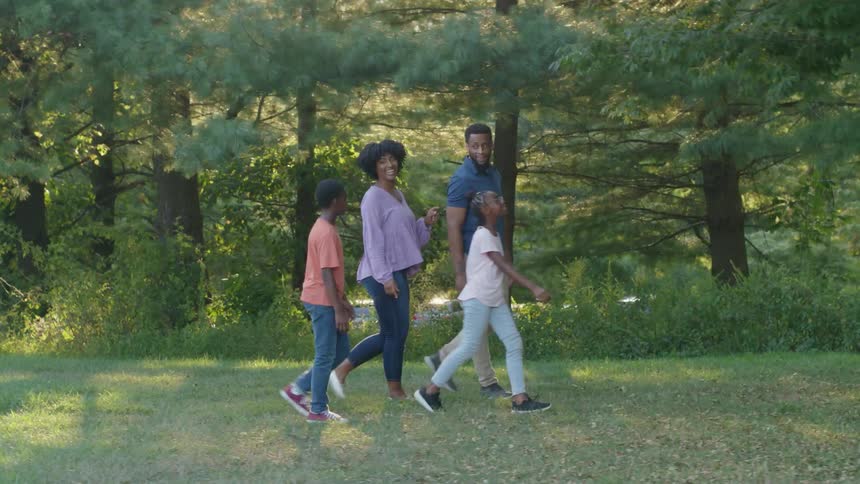 Family At Park