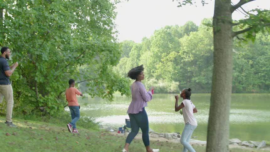 Family At Park