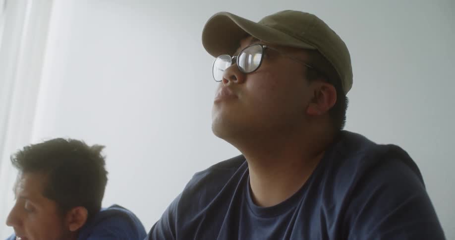 Students taking notes