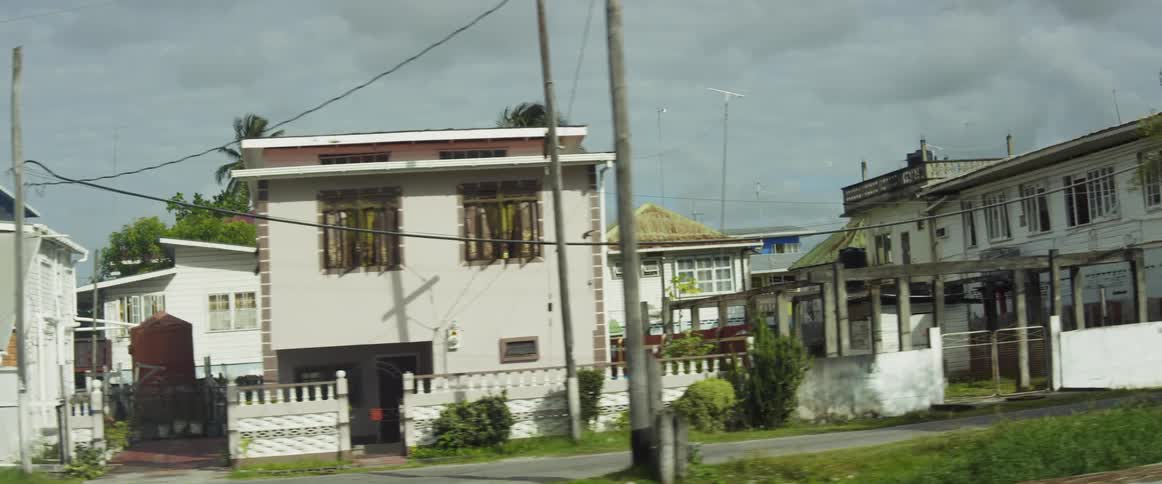 A rundown city street