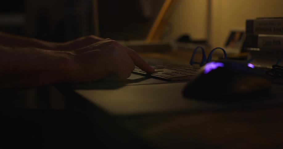 Man Editing Photos