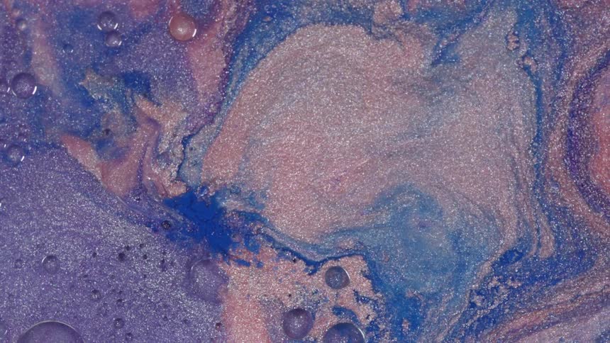 Abstract Ink And Bubbles