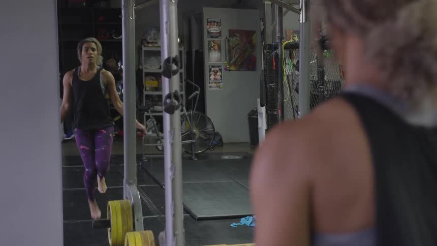 Boxer Training In Gym