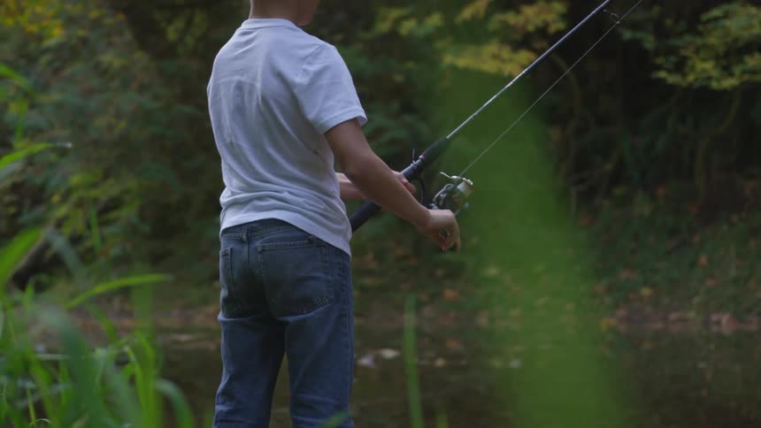 Boy Fishing