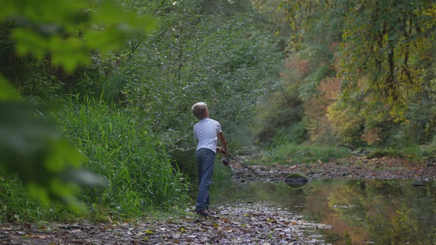 Boy Fishing