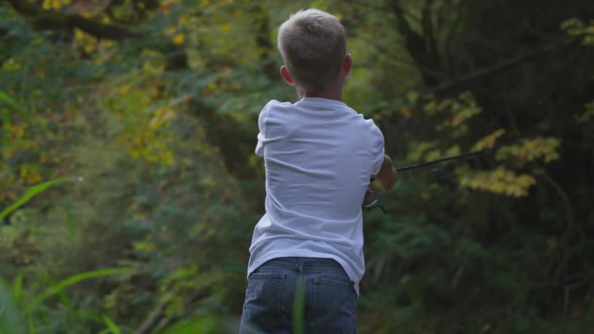 Boy Fishing
