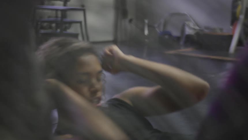 Boxer Training In Gym