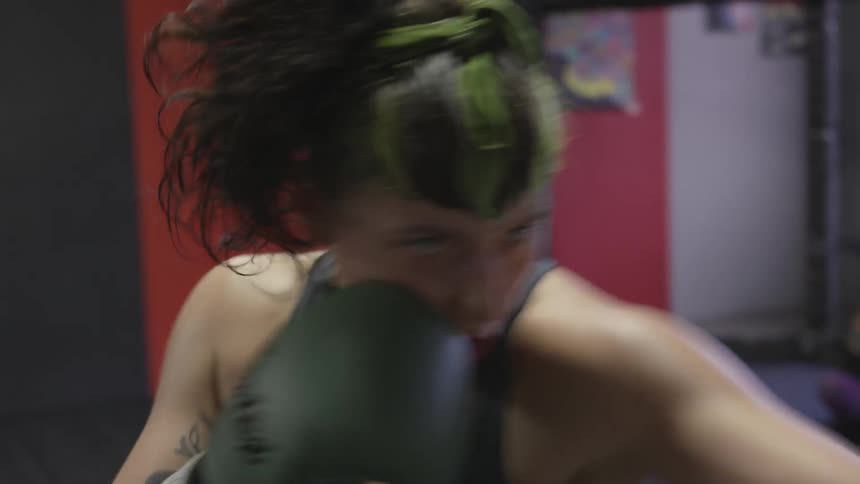 Boxer Training In Gym