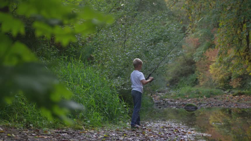 Boy Fishing
