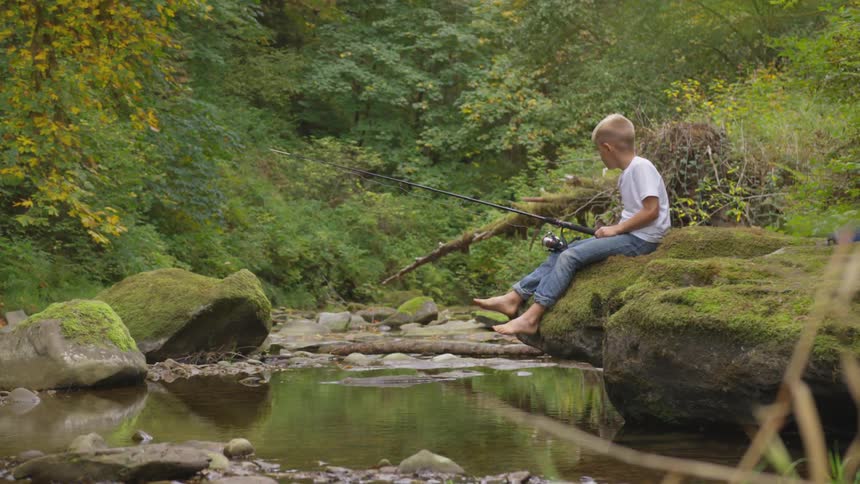Boy Fishing