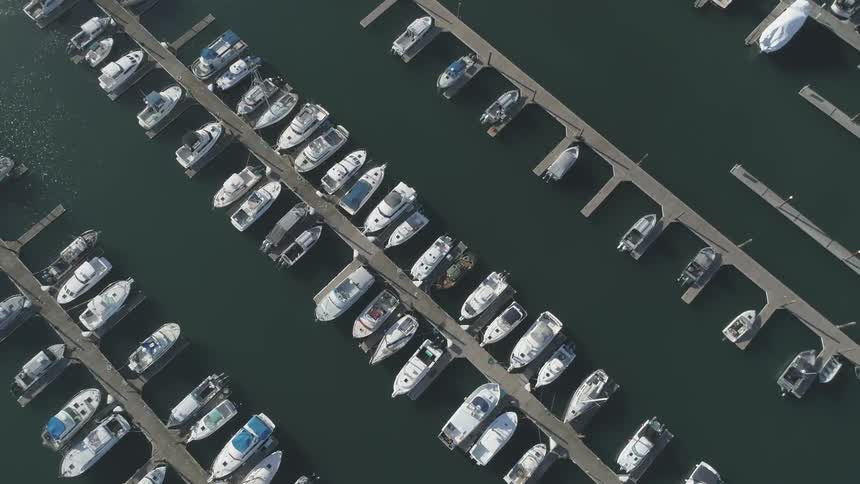Bridge And Marina Aerials