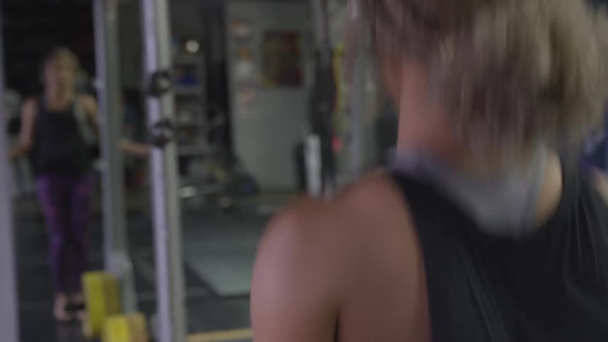 Boxer Training In Gym