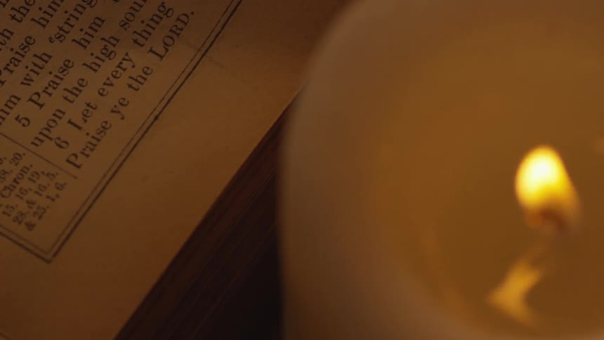 Bible And Candles