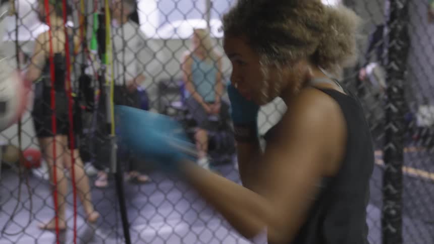 Boxer Training In Gym