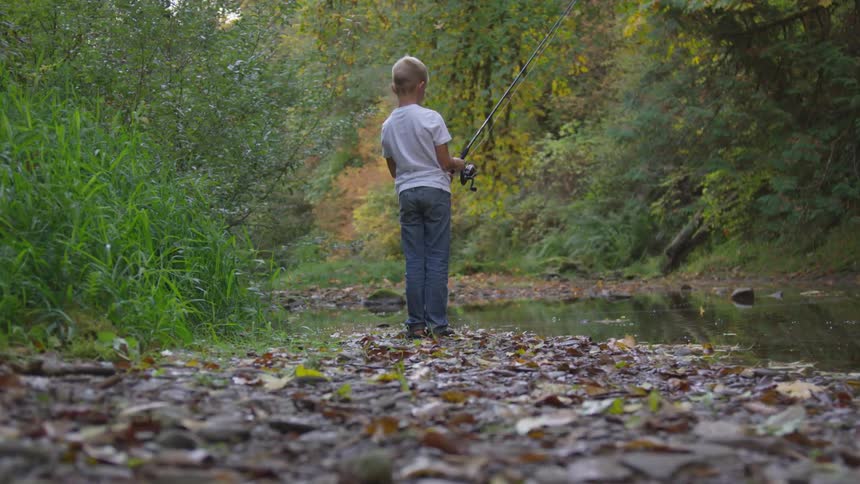 Boy Fishing