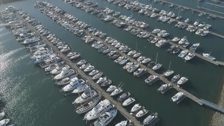 Bridge And Marina Aerials