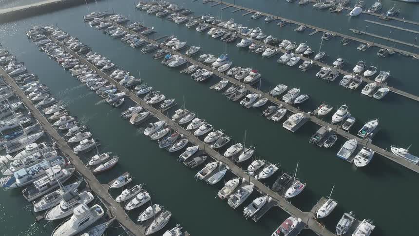 Bridge And Marina Aerials