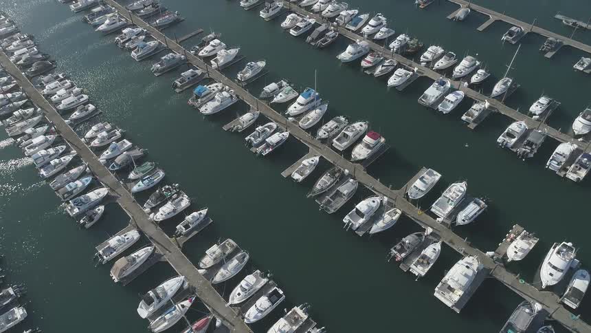 Bridge And Marina Aerials