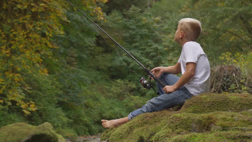 Boy Fishing