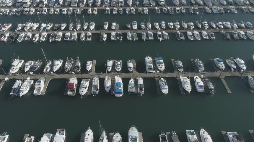 Bridge And Marina Aerials