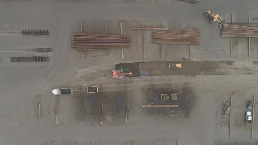 Lumber Yard Aerials