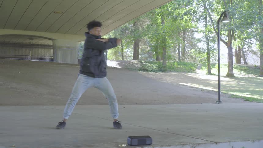 Man Dancing In Different Places