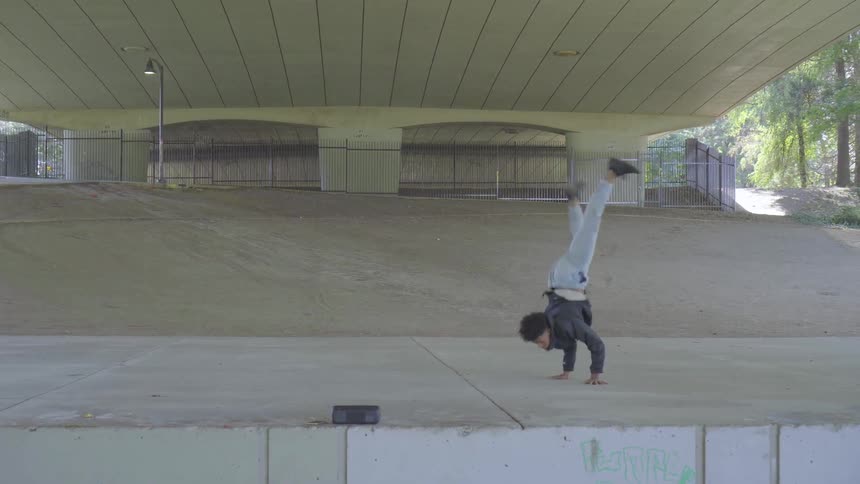 Man Dancing In Different Places