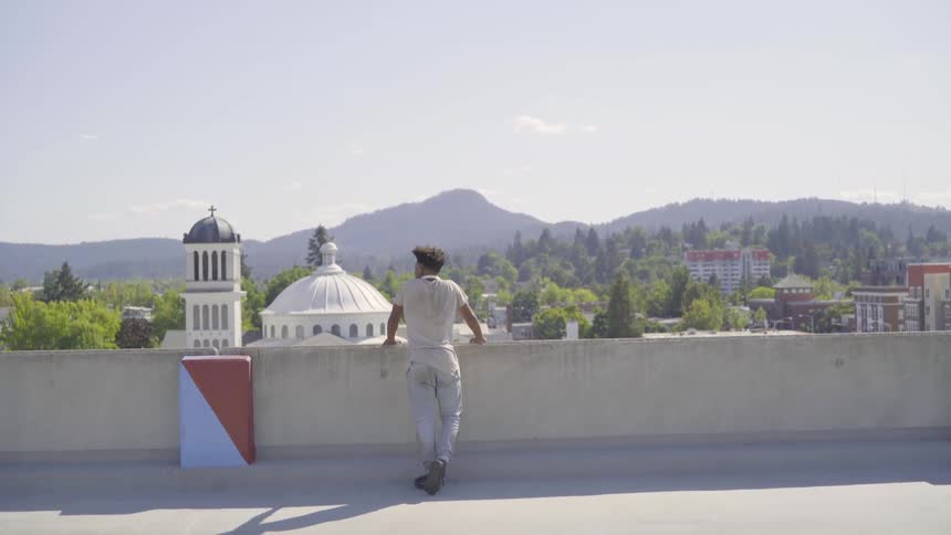 Man Dancing In Different Places